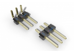Single-row pins on a board PLS 2.54mm